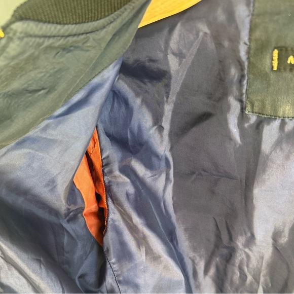 Massimo Dutti Navy Bomber Jacket • M/4 - Picture 7 of 9